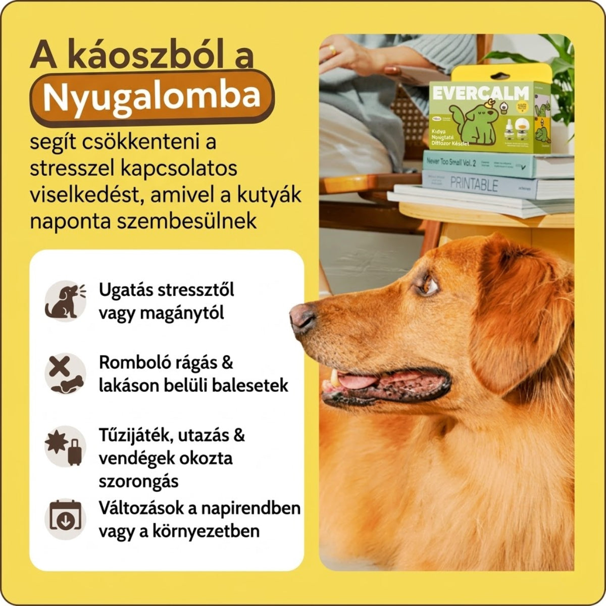EVERCALM - Kutya Nyugtató Diffúzor Készlet